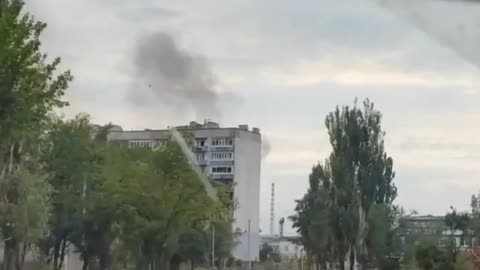 Azot chemical plant in Severodonetsk, where Ukrainian militants are blocked