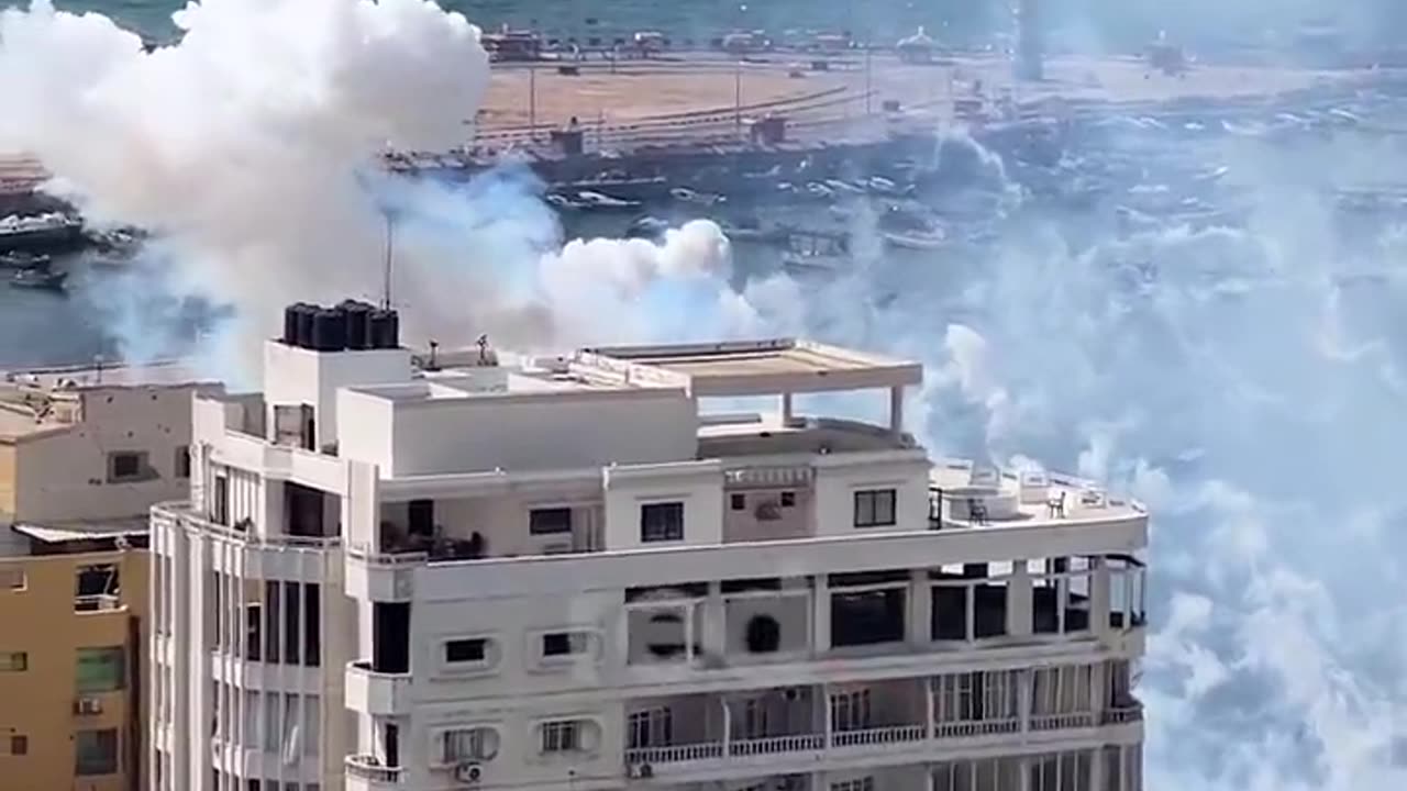 Israeli occupation airstrikes are using internationally prohibited white phosphorus.