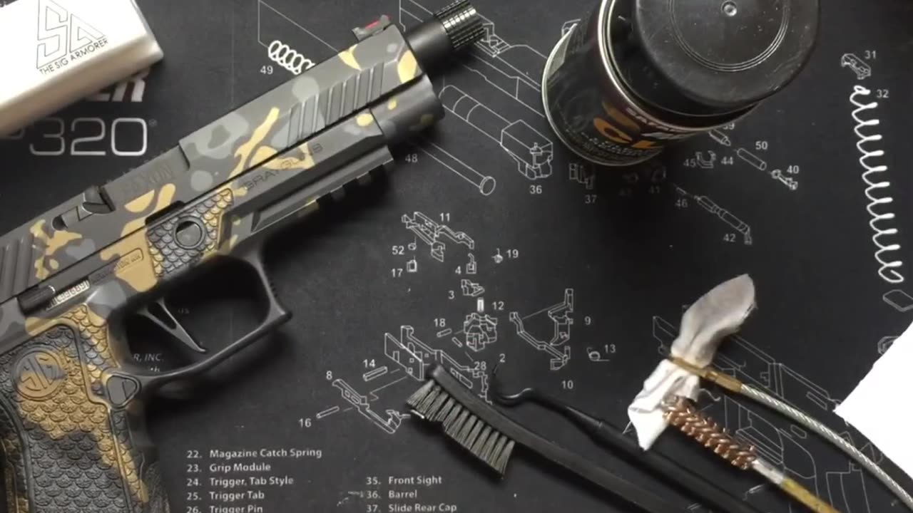 Sig Sauer P320 cleaning