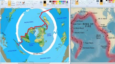 What are volcanoes and the ring of fire?