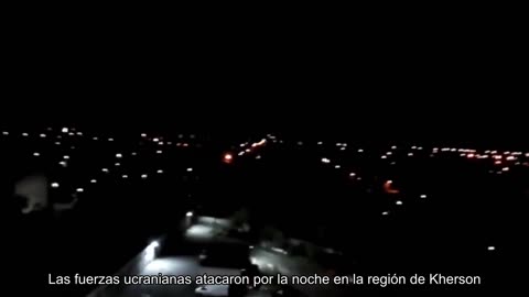 Por la noche, en la región de Kherson, las fuerzas ucranianas atacaron instalaciones militares enem