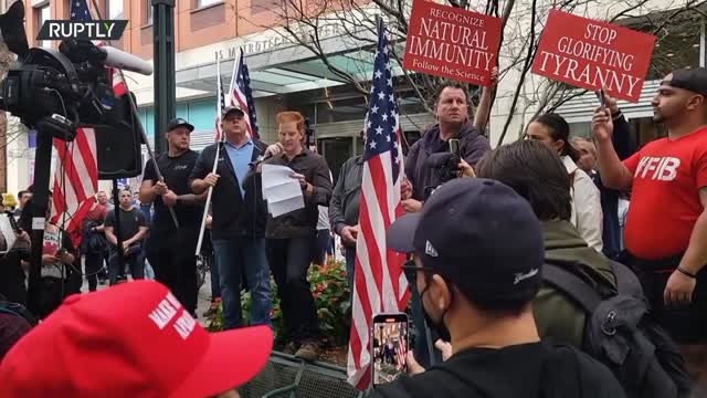 USA: Protest held against vaccine mandate for NYC workers as deadline looms - 25.10.2021