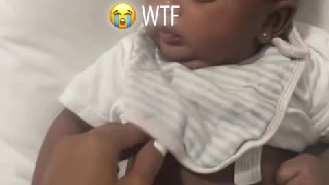 Cute baby loves attention