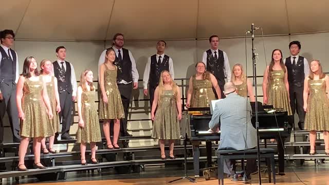 "Swingin' At Santa's Place" performed by the Tabb High School Jazz Choir