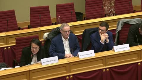 Christian Perronne et Benoit Ochs au parlement luxembourgeois contre la vaccination