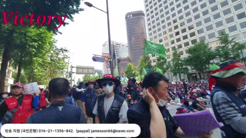 korea decay. 한국 근로자를 조직하고 이념화 공산화 주체사상화한 민주노총지도부의 윤석열 정권에 대한 협박과 그들의 권력놀이...22.7.2.