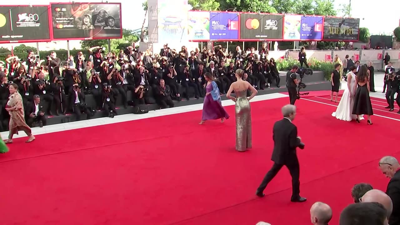 Stars hit the red carpet for 80th Venice film festival