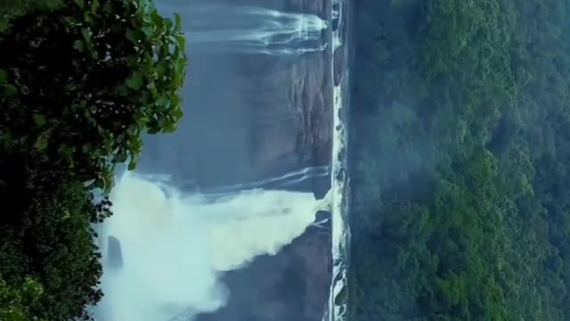 Water fall gret feeling in mind
