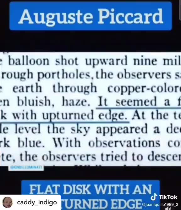 The earliest astronauts (BEFORE NASA EXISTED) said it was FLAT.