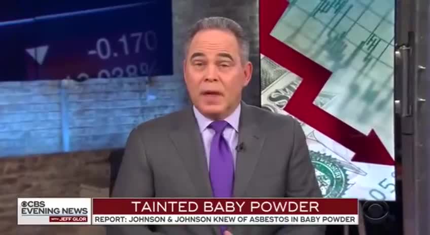 Talco J&J per bambini CANCEROGENO