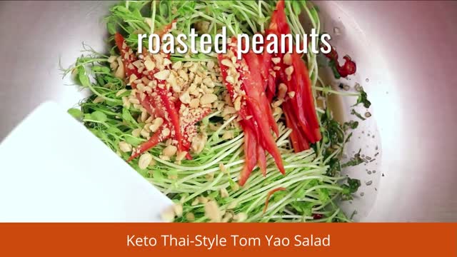 KETO Thai-Style Tom Yao Salad | KETO Diet Recipe