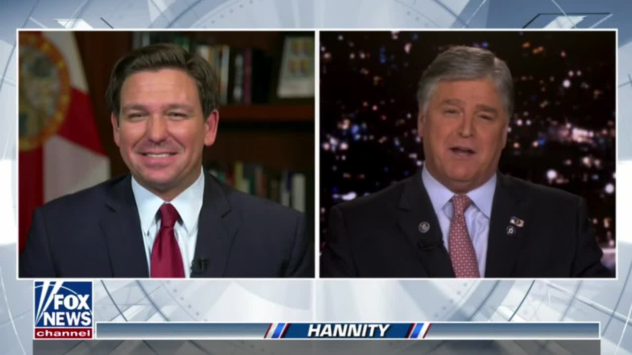 DeSantis Speaks to Hannity on Fighting Illegal Immigration