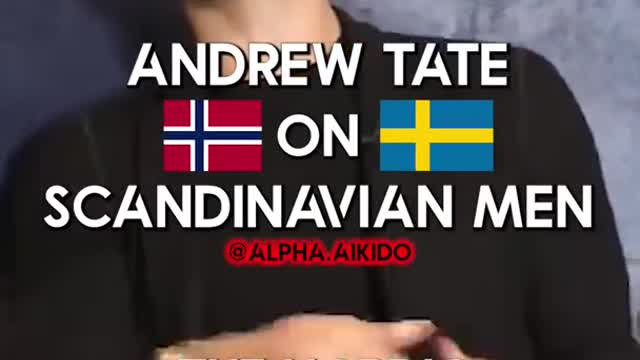 Andrew Tate on Scandinavian Men 🇸🇪🇳🇴 #shorts