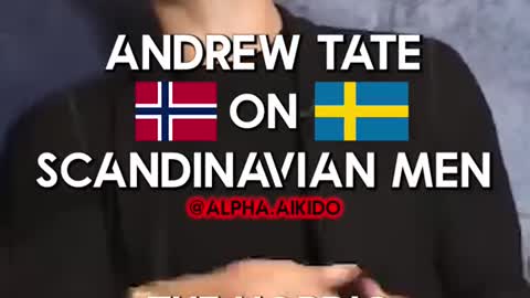 Andrew Tate on Scandinavian Men 🇸🇪🇳🇴 #shorts