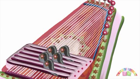 AUTO HARP Preschool Learning Videos. Music for Kids