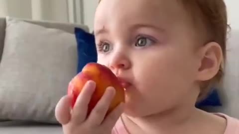 Cute Baby Eating Time