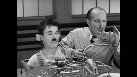 Charlie Chaplin "Feeding Machine"