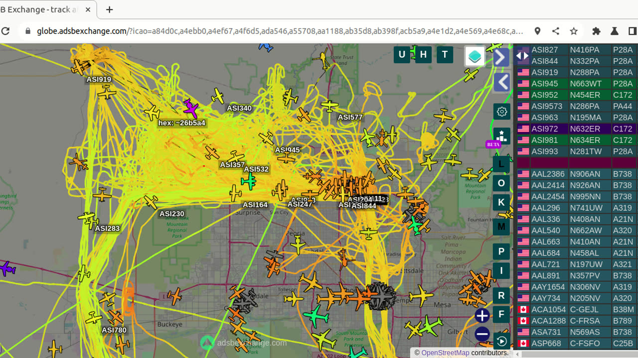 More Bird Mafia Utah China Asshole Activity and Chemtrails over Phoenix AZ - Feb 19th -