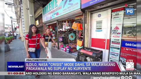 Iloilo, nasa "crisis" mode dahil sa malawakang pagkawala ng suplay ng kuryente