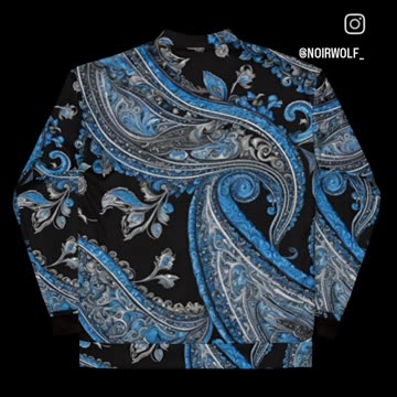 Noir Wolf the style of blue