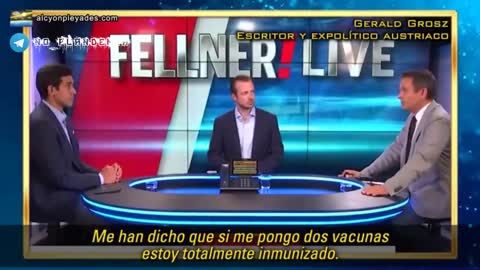 Impresionante Gerald Grosz, escritor y ex político alemán, reconoce que se equivocó al inyectarse