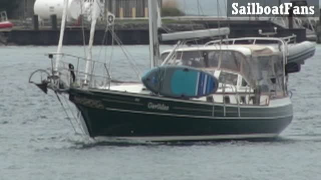 Gaviidae Sailboat Light Cruise Under Bluewater Bridges In Great Lakes