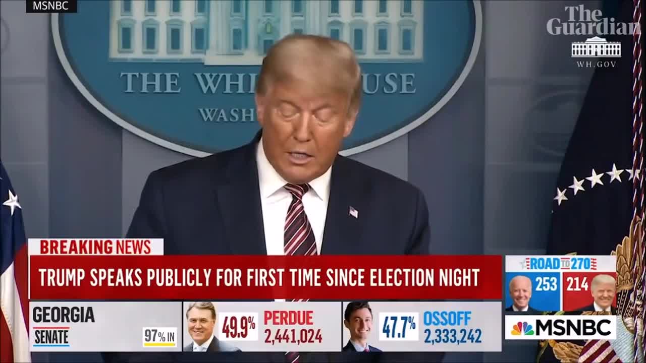 Trump Rede Rigged Election 2020