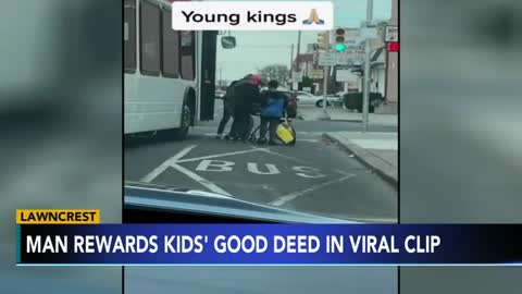 HEARTWARMING! Philadelphia man spotlights kids doing good deed in viral TikTok video