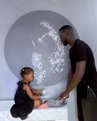 See what father and daughter make together