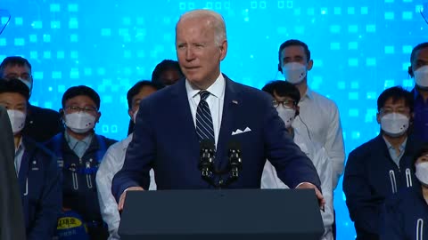 President Biden and South Korean President Yoon deliver remarks at the Samsung Electronics Pyeongtaek Campus