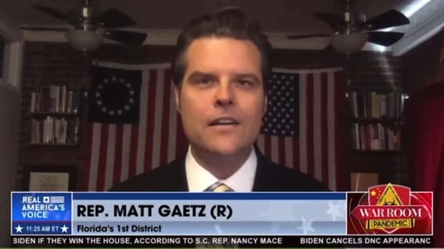 Matt Gaetz Unveils Major Plans For The Biden Admin After Midterms