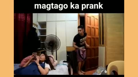 Compilation of tiktok funny prank "hide quickly"