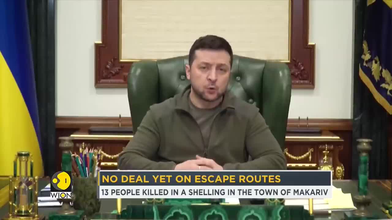 No deal yet on escape routes as the Russian invasion of Ukraine enters day 13 _