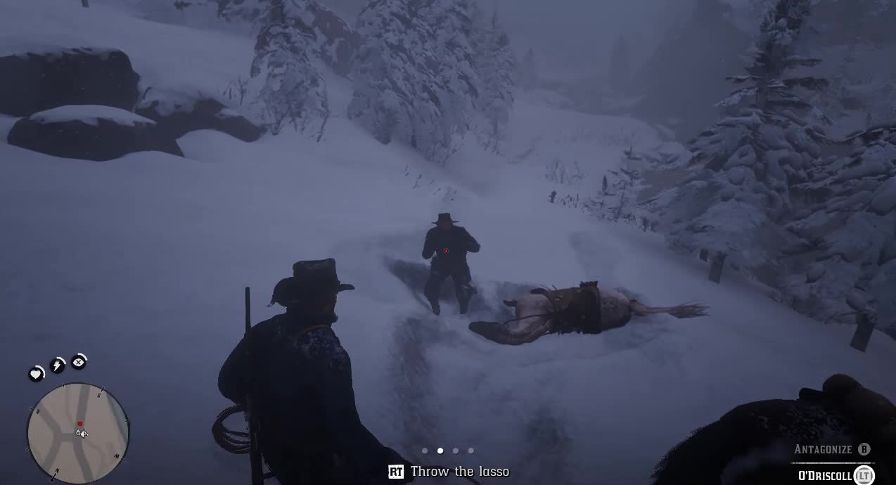 Arthur Chasing Down & Lasso The O'Driscoll Kieran Duffy Red Dead Redemption 2 Gameplay