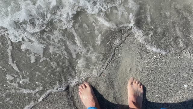Feet in the sand.....