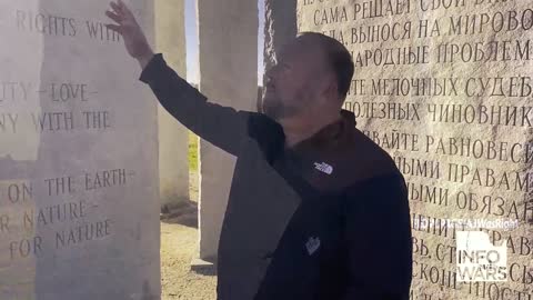 Alex Jones Visits The Georgia Guidestones - 11/23/20