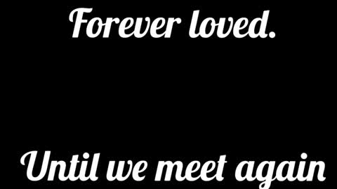 The first, last day, of a life not yet lived… it’s hard to accept that an entire year has gone by.