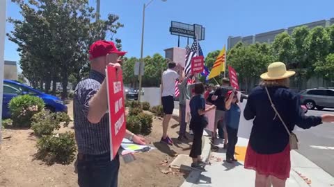Biểu tình ủng hộ ₫ảng Cộ̣ng Hòa San Jose California