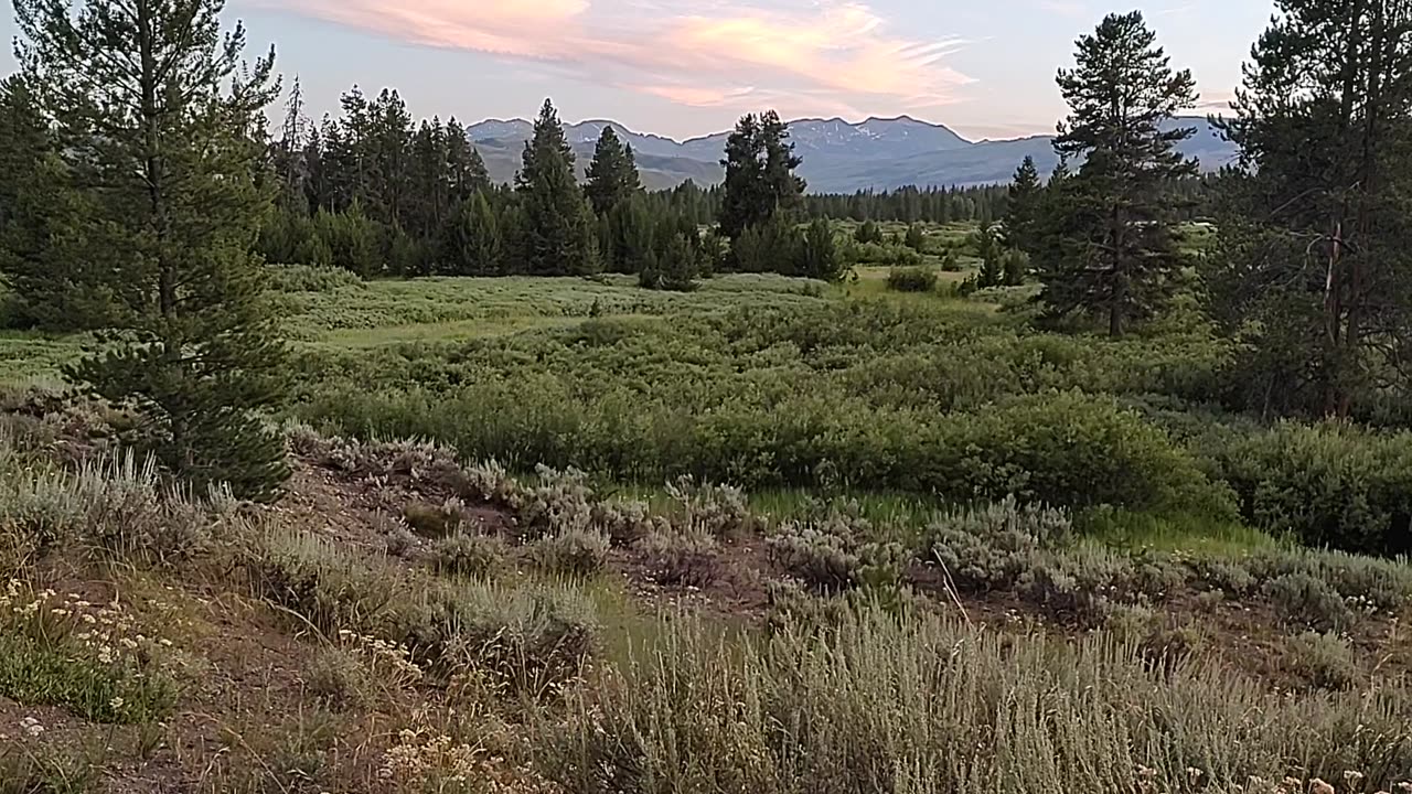 Grand Tetons sunset 7/30/23 8:50PM Mountain Time