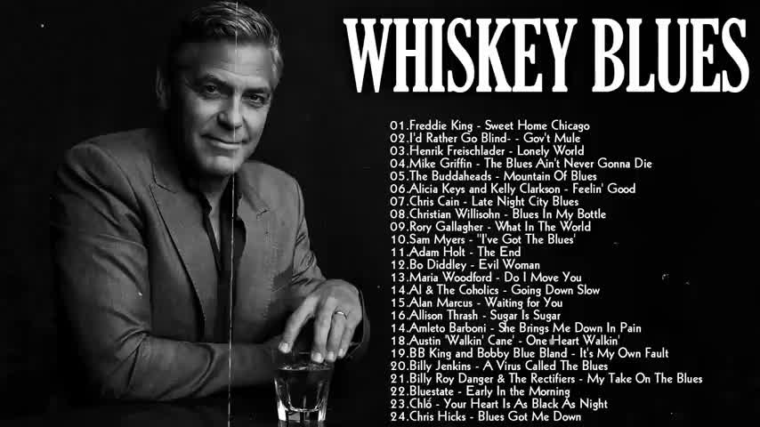 Whiskey Blues Music - Best Slow Blues Mix - Relaxing Blues Rock Ballads