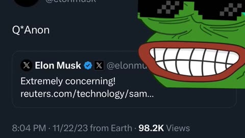 Elon Musk Separated Q and Anons 👀