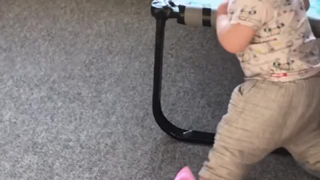 small funny baby dance