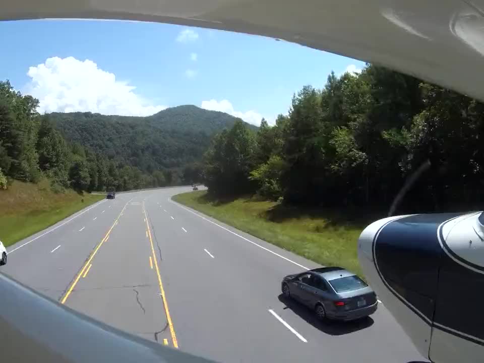 Plane Makes Emergency Landing Next to Cars on Highway