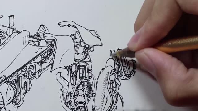 Painting of robot parts