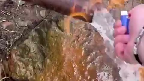 Flammable Water in Ukrainian City of Verkhovyna?