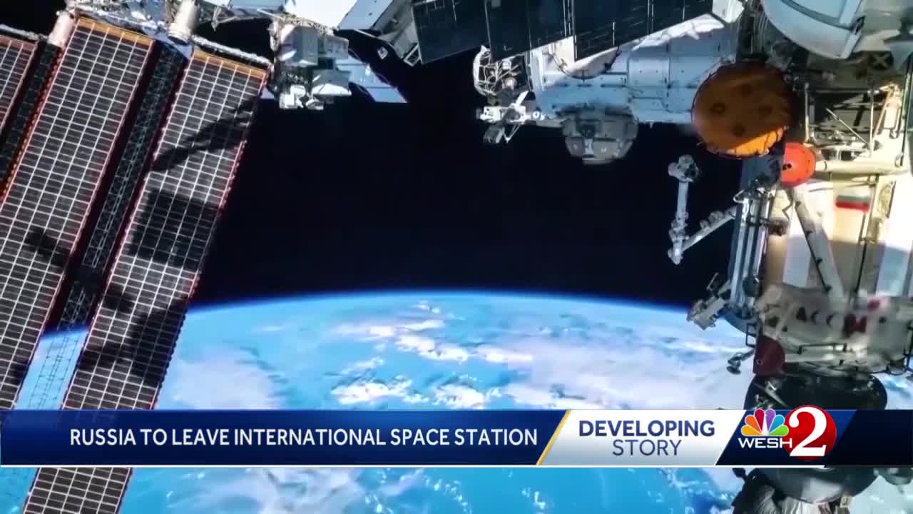 "Russia to opt out of International Space Station after 2024, focus on building its own station "