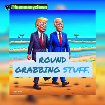 Happy #laborday! #Trump and #Biden talk on the beach. Everything resolved in a #funny way. #parody