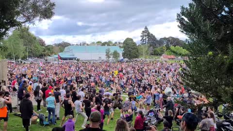 Freedom protest held today in Tauranga New Zealand 30-11-21