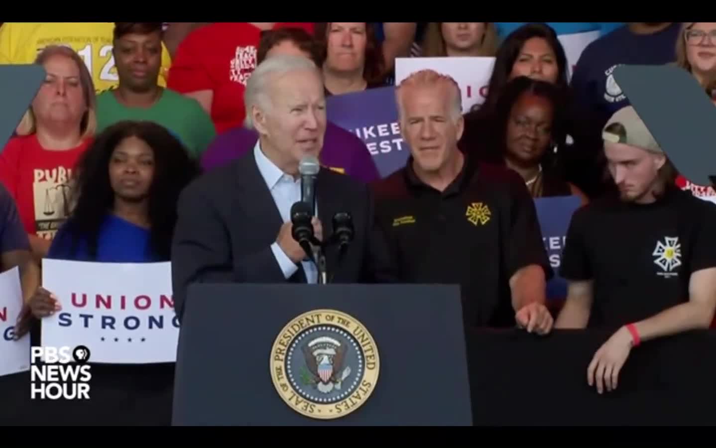 Joe Biden on Trump: "the last guy left me with a giant deficit"