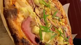 Hawaiian pizzas